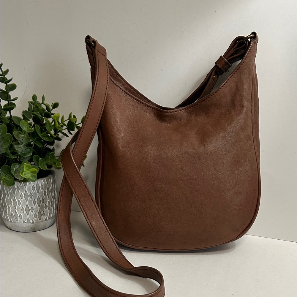 Frye Madison Tan Leather
Crossbody Shoulder Bag Db810 - Picture 5 of 15